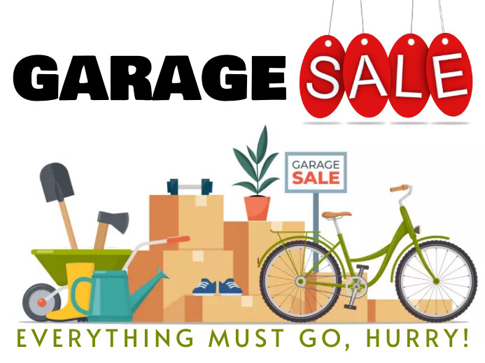 Yard Sign Garage Sale Template PosterMyWall